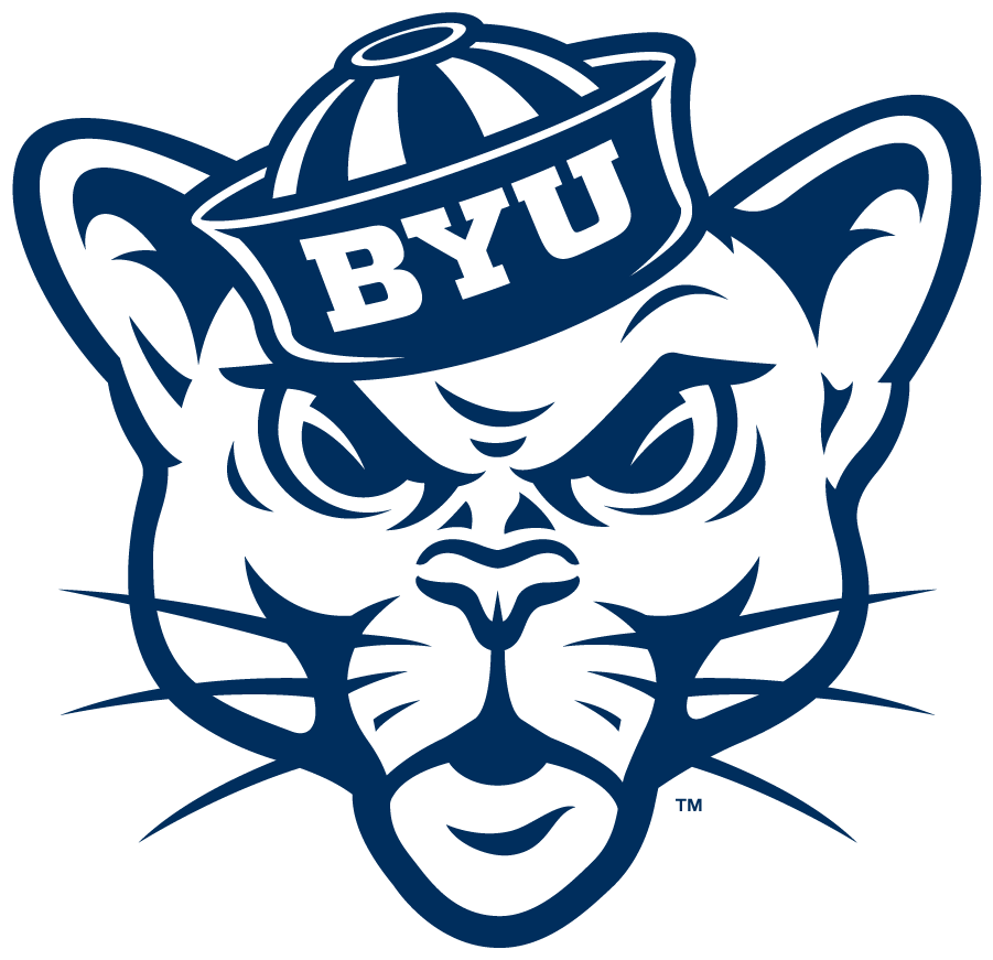 Brigham Young Cougars 2014-Pres Secondary Logo v2 iron on transfers for clothing